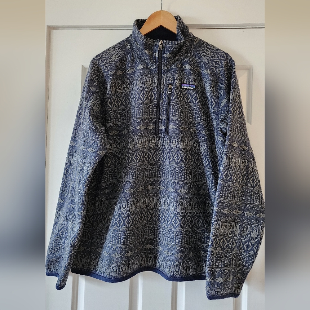 Patagonia Navy 1/4 Zip Better Sweater